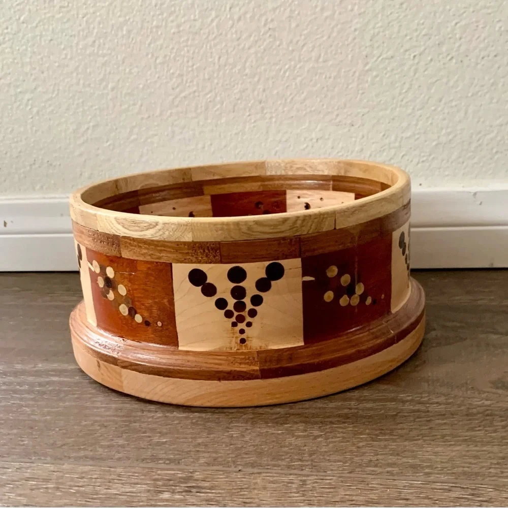 Vintage Wooden Bowl